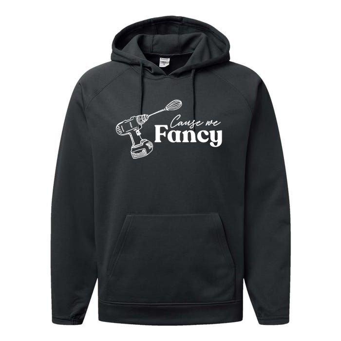 Cause We Fancy Moss Performance Fleece Hoodie