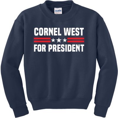 Cornel West For President 2024 Cornel West 2024 Kids Sweatshirt