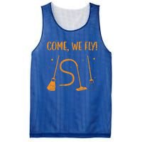 Come We Fly Halloween Costume Witch Mop Broom Vacuum Great Gift Mesh Reversible Basketball Jersey Tank