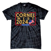 Cornel West For President Is Cornel West 2024 Tie-Dye T-Shirt