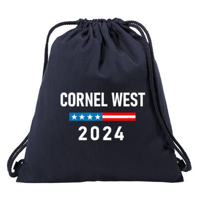 Cornel West For President 2024 Drawstring Bag