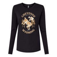 Cheyenne Wyoming Frontier Days Womens Cotton Relaxed Long Sleeve T-Shirt