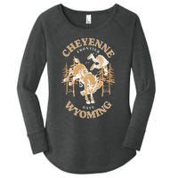 Cheyenne Wyoming Frontier Days Women's Perfect Tri Tunic Long Sleeve Shirt