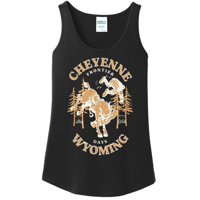 Cheyenne Wyoming Frontier Days Ladies Essential Tank