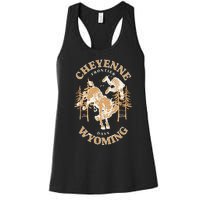 Cheyenne Wyoming Frontier Days Women's Racerback Tank