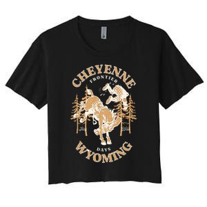 Cheyenne Wyoming Frontier Days Women's Crop Top Tee