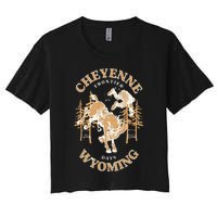 Cheyenne Wyoming Frontier Days Women's Crop Top Tee