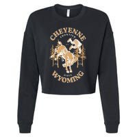 Cheyenne Wyoming Frontier Days Cropped Pullover Crew