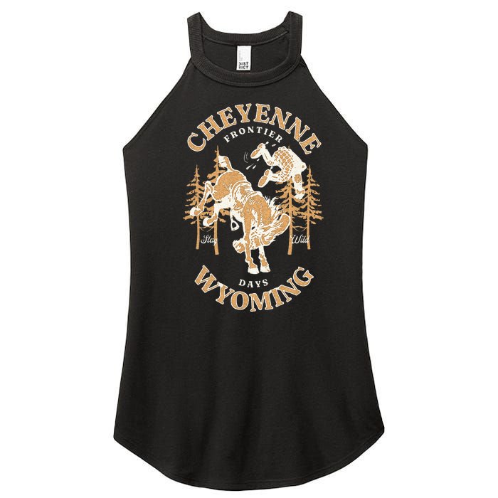 Cheyenne Wyoming Frontier Days Women's Perfect Tri Rocker Tank