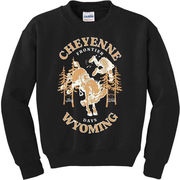 Cheyenne Wyoming Frontier Days Kids Sweatshirt