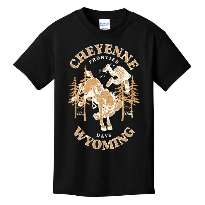 Cheyenne Wyoming Frontier Days Kids T-Shirt