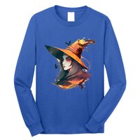 Cool Witch Face Funny Gift Long Sleeve Shirt