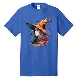 Cool Witch Face Funny Gift Tall T-Shirt