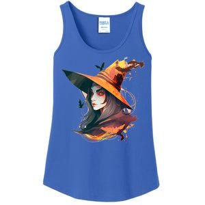 Cool Witch Face Funny Gift Ladies Essential Tank