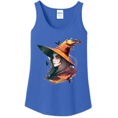 Cool Witch Face Funny Gift Ladies Essential Tank