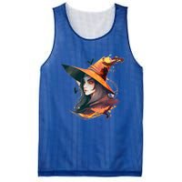 Cool Witch Face Funny Gift Mesh Reversible Basketball Jersey Tank