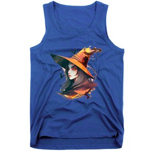 Cool Witch Face Funny Gift Tank Top