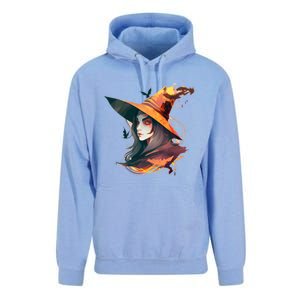 Cool Witch Face Funny Gift Unisex Surf Hoodie