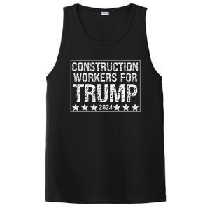 Construction Workers For Trump 2024 PosiCharge Competitor Tank