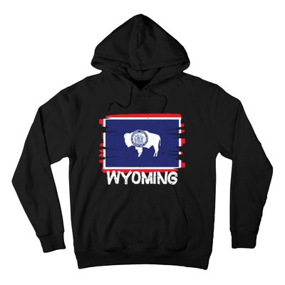 Cool Wyoming Flag Hoodie