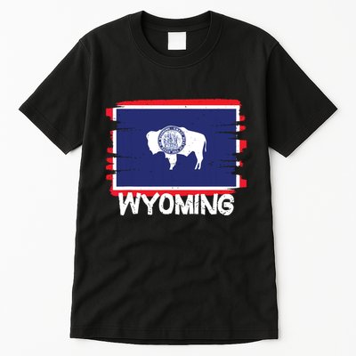 Cool Wyoming Flag Tall T-Shirt