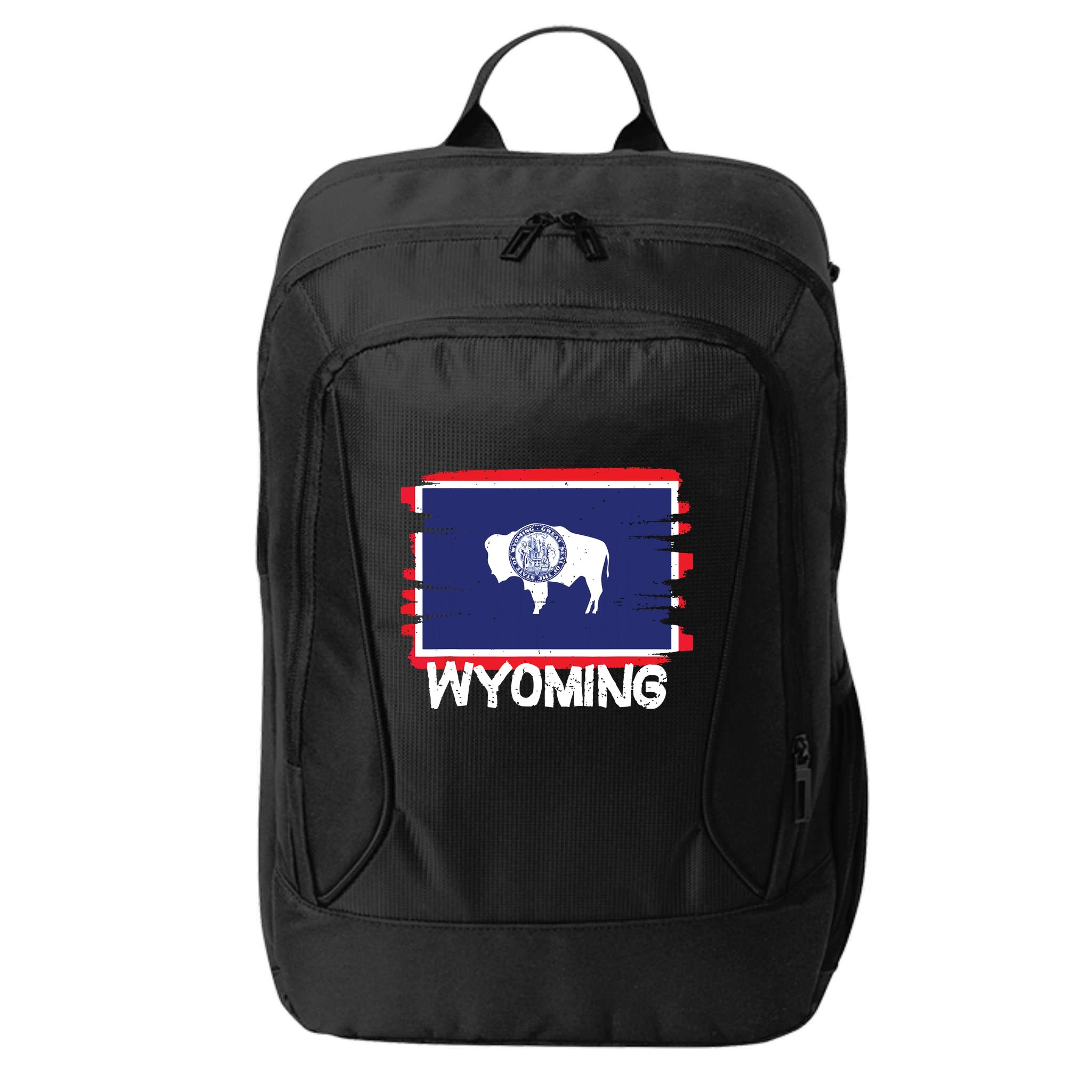 Cool Wyoming Flag City Backpack