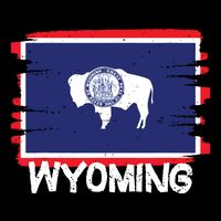 Cool Wyoming Flag Mesh Reversible Basketball Jersey Tank