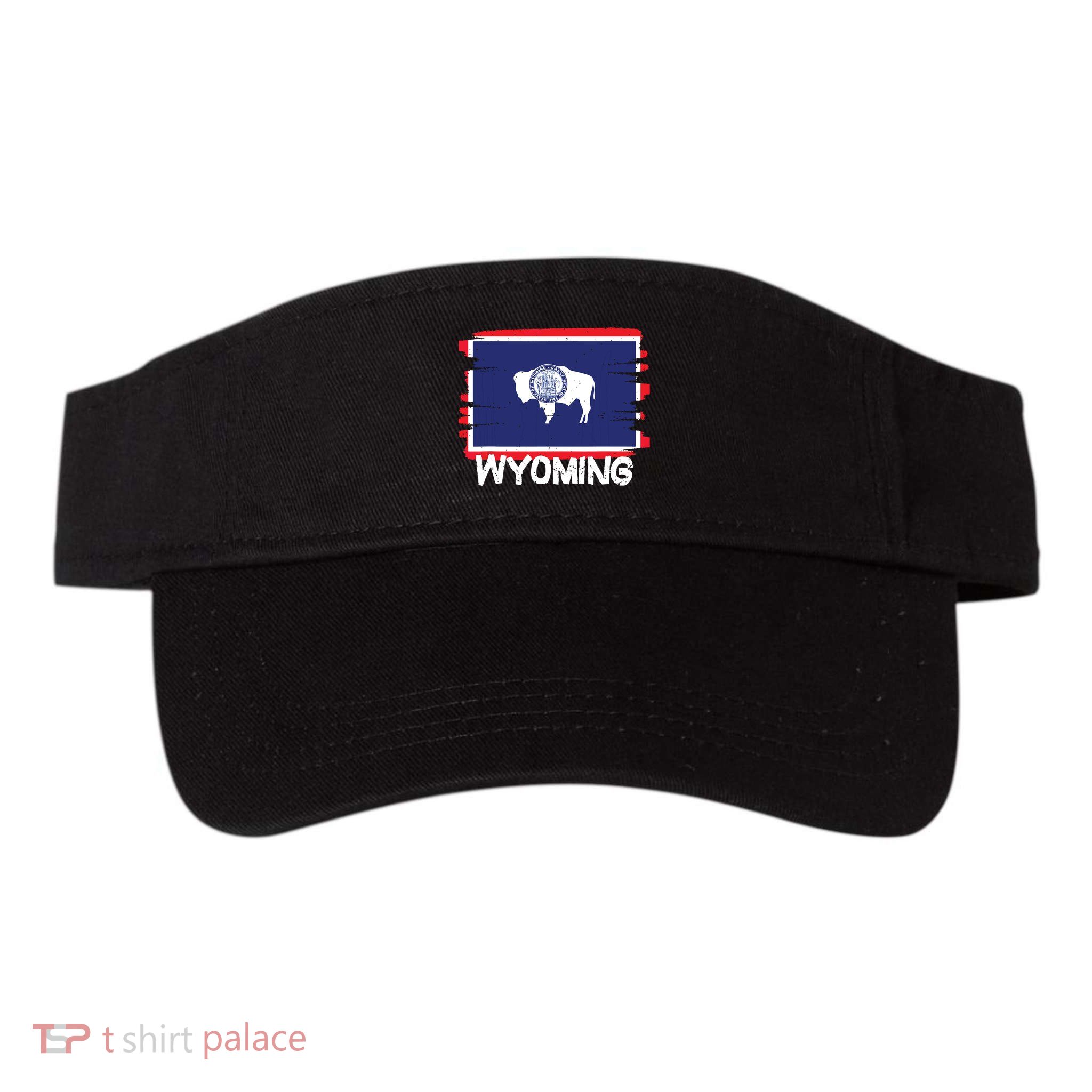 Cool Wyoming Flag Visor