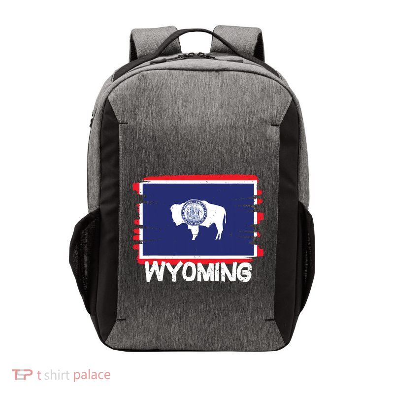 Cool Wyoming Flag Vector Backpack