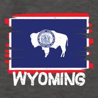 Cool Wyoming Flag Vector Backpack
