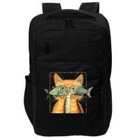 Cat With Fisheyes Impact Tech Backpack