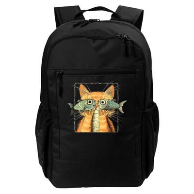 Cat With Fisheyes Daily Commute Backpack