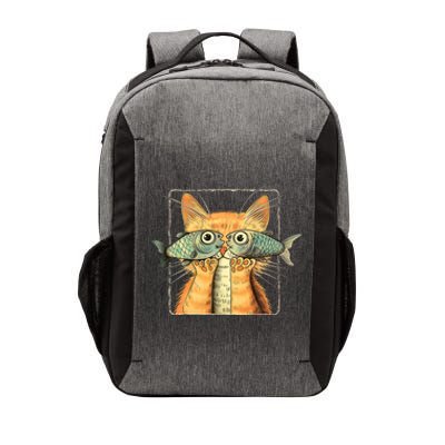 Cat With Fisheyes Vector Backpack