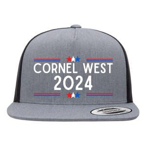 Cornel West For President 2024 Cornel West 2024 Flat Bill Trucker Hat