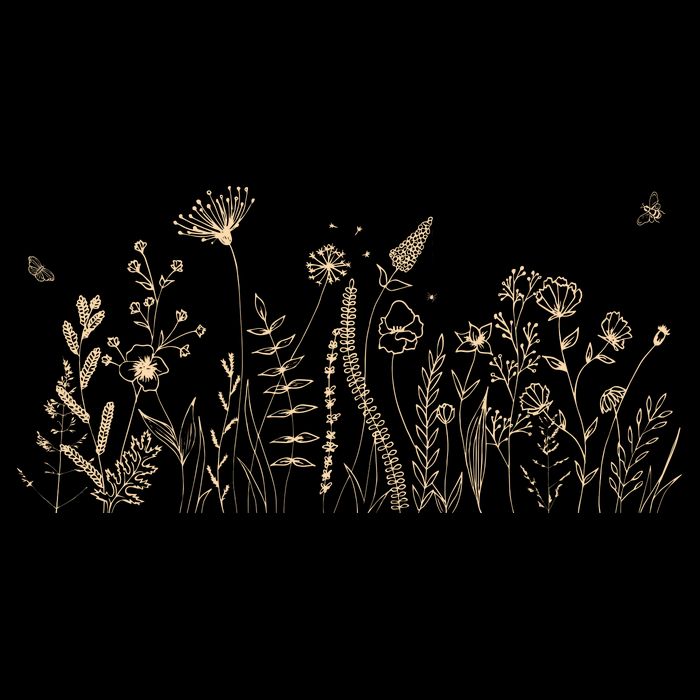 Cute Wildflowers Floral Nature Doodle 16 in Basic Backpack