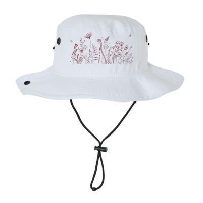 Cute Wildflowers Floral Nature Doodle Legacy Cool Fit Booney Bucket Hat