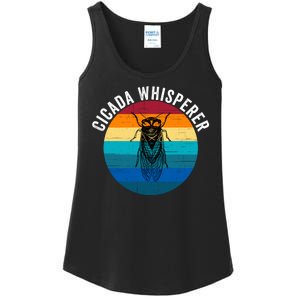 Cicada Whisperer Funny Cicada Nature Lover Cicada Emergence Bug Enthusiast Ladies Essential Tank