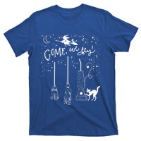 Come We Fly Witch Mop Broom Vacuum Flying Halloween Gift T-Shirt