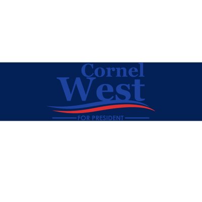 Cornel West For President Cornel West 2024 Bumper Sticker