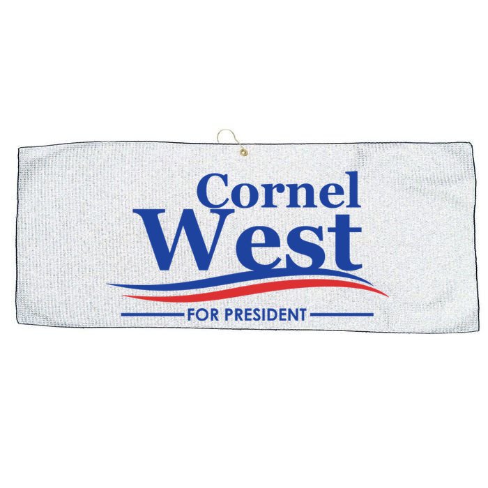 Cornel West For President Cornel West 2024 Large Microfiber Waffle Golf Towel