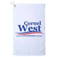 Cornel West For President Cornel West 2024 Platinum Collection Golf Towel