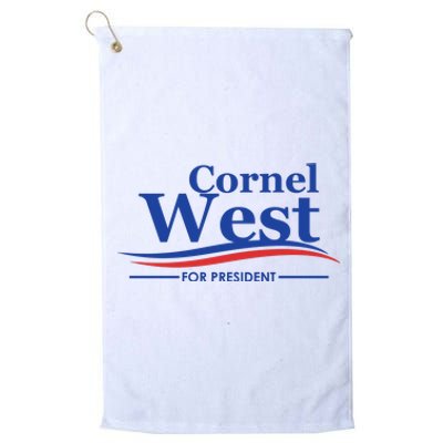 Cornel West For President Cornel West 2024 Platinum Collection Golf Towel