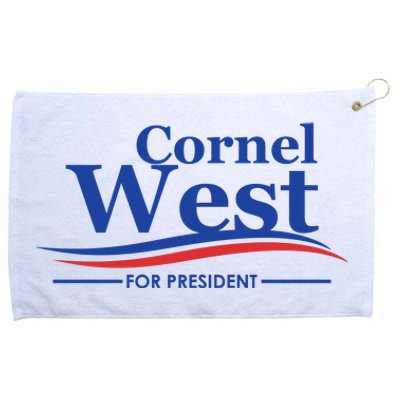 Cornel West For President Cornel West 2024 Grommeted Golf Towel