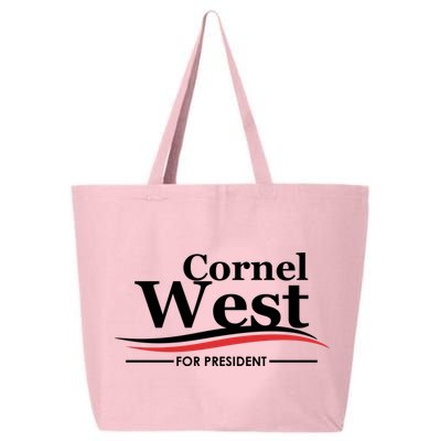 Cornel West For President Cornel West 2024 25L Jumbo Tote