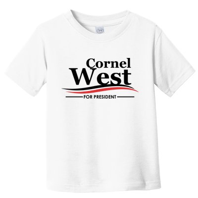 Cornel West For President Cornel West 2024 Toddler T-Shirt