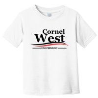 Cornel West For President Cornel West 2024 Toddler T-Shirt