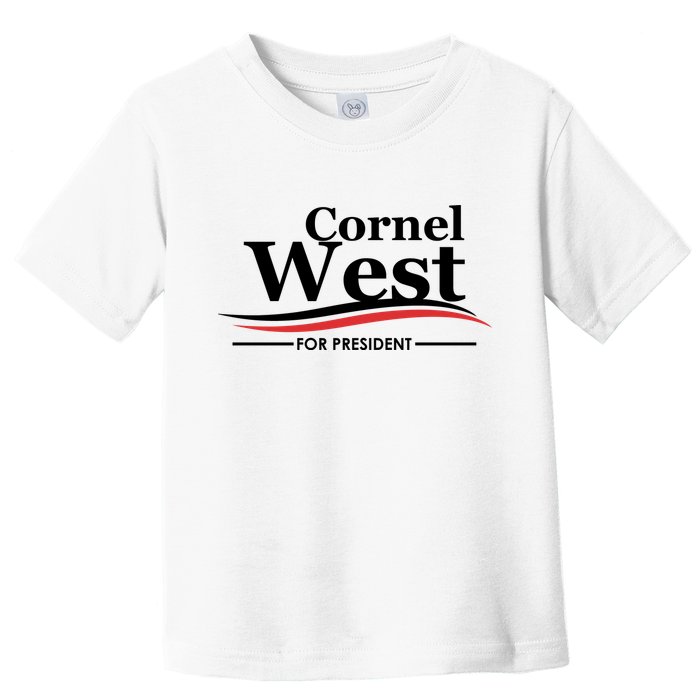 Cornel West For President Cornel West 2024 Toddler T-Shirt