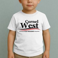 Cornel West For President Cornel West 2024 Toddler T-Shirt