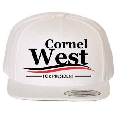 Cornel West For President Cornel West 2024 Wool Snapback Cap