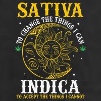 Cannabis Weed Fun Sativa To Change The Things I Can Indica Golf Towel